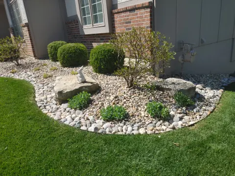 Front rock garden